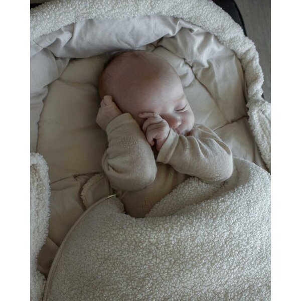 Easygrow Fnugg Teddy footmuff Ivory - Easygrow