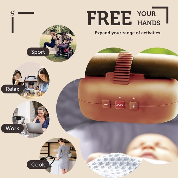 Zazu Robby vankrikiigutaja Terracota - Zazu