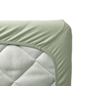 Tinynord bamboo fitted sheet 60x120cm, Green - Tinynord