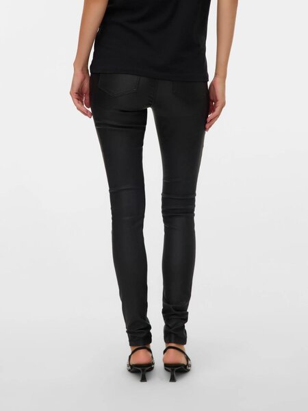 Mamalicious Mlsantos slim coated hb jeans noos - Mamalicious