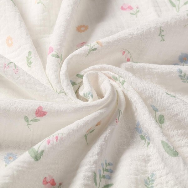 BabyOno crinkled muslin diapers 70x70cm, Pink 3pcs  - BabyOno