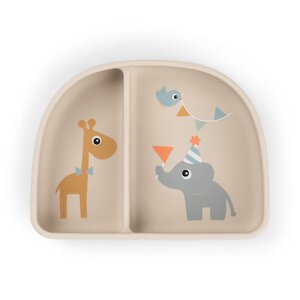 Done by Deer Stick&Stay compartment bowl Celebration Sand - Done by Deer