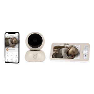 Beaba Zen Premium video baby monitor, no plug Clay - Beaba