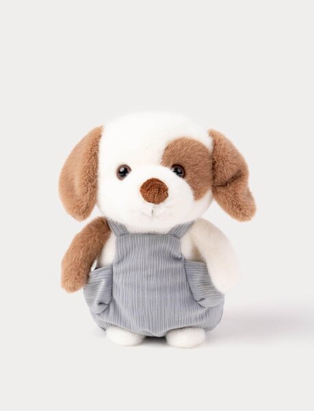 Teddykompaniet мягкая игрушка 22cm, Dog with Dungarees  - Teddykompaniet