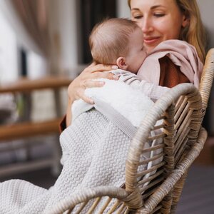 BabyOno apklotėlis 75x100cm Grey - BabyOno