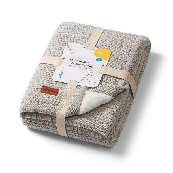 BabyOno одеяло 75x100cm Grey - BabyOno