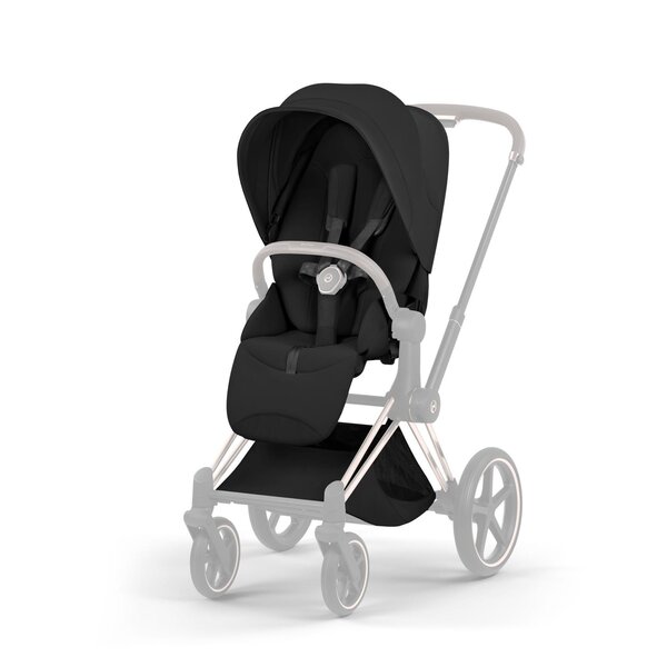 Cybex Priam Style stroller set Sepia Black, Frame Matt Black - Cybex