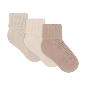 Minymo Baby 2x2 rib sock (3-pack) - Minymo