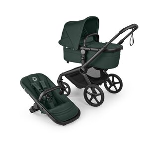 Bugaboo Fox 5 Renew 2in1 stroller set Black/Fern Green - Bugaboo