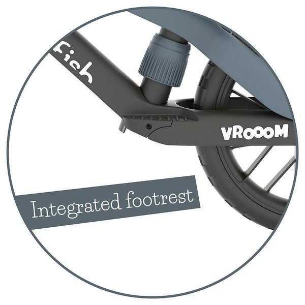 Chillafish BMXie Vroom balance bike Anthracite - Chillafish