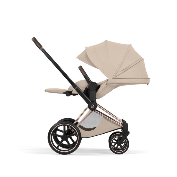 Cybex Priam Style stroller set Cozy Beige, Frame Rose Gold - Cybex