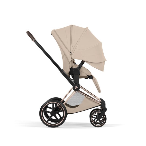Cybex Priam Style stroller set Cozy Beige, Frame Rose Gold - Cybex