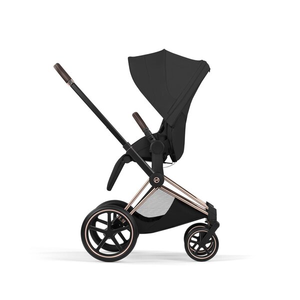 Cybex Priam Style stroller set Sepia Black, Frame Rose Gold - Cybex