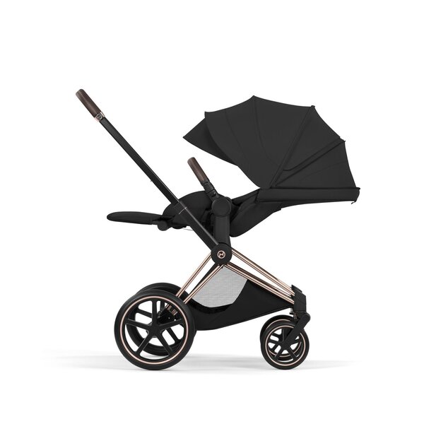 Cybex Priam Style stroller set Sepia Black, Frame Rose Gold - Cybex