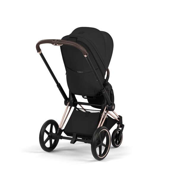 Cybex Priam Style stroller set Sepia Black, Frame Rose Gold - Cybex