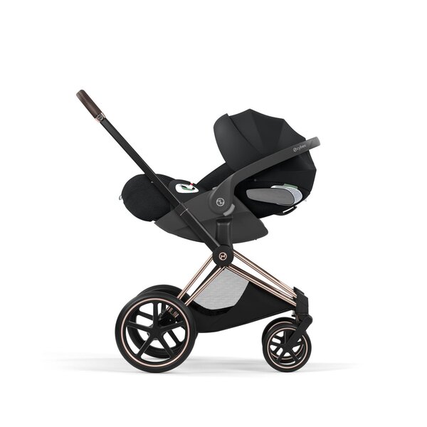 Cybex Priam Style stroller set Sepia Black, Frame Rose Gold - Cybex