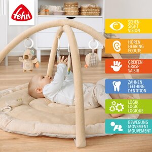 Fehn 3-D aktivitāšu paklājs Capybara Beige - Fehn