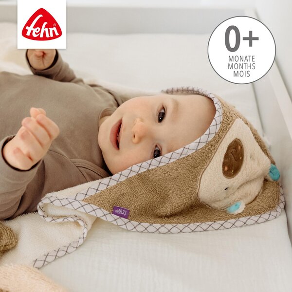 Fehn полотенце с капюшоном 80x80cm, Capybara Beige - Fehn