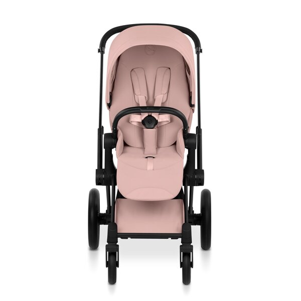 Cybex Priam Style stroller set Peach Pink, Frame Matt Black - Cybex