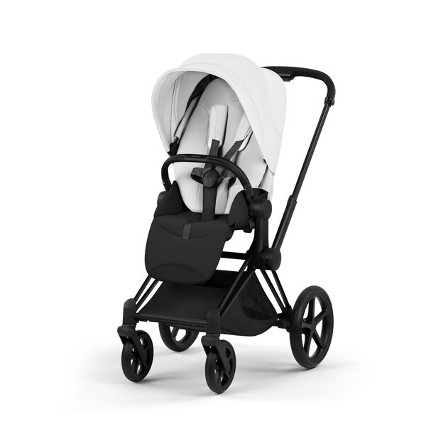 Cybex Priam Style stroller set Off White, Frame Matt Black - Cybex