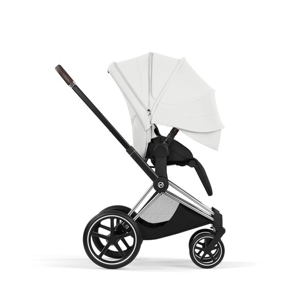 Cybex Priam Style stroller set Off White, Frame Chrome Brown - Cybex