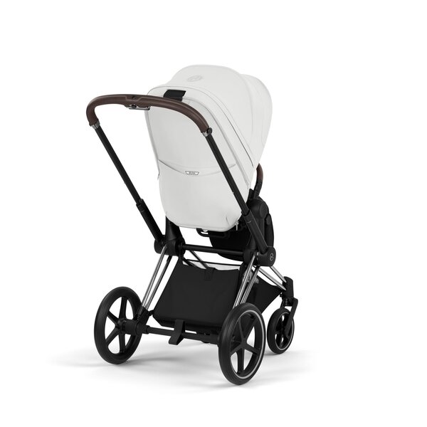 Cybex Priam Style stroller set Off White, Frame Chrome Brown - Cybex