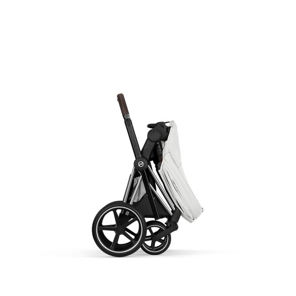 Cybex Priam Style stroller set Off White, Frame Chrome Brown - Cybex