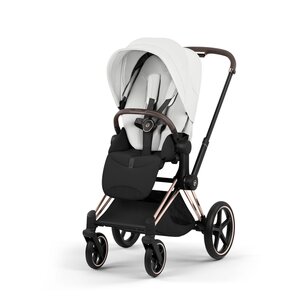 Cybex Priam Style stroller set Off White, Frame Rose Gold - Cybex