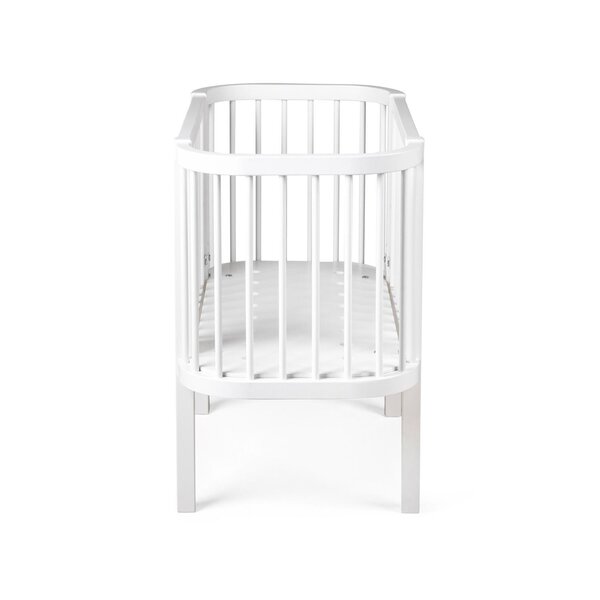 Sebra Bedside Crib, Classic White - Sebra