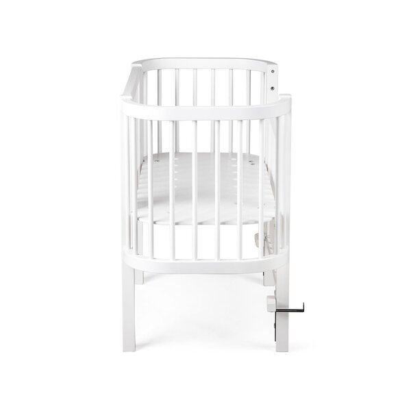 Sebra Bedside Crib, Classic White - Sebra