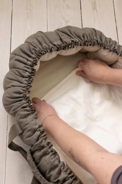 Sebra Bedwetting sheet, Baby nest beige - Sebra