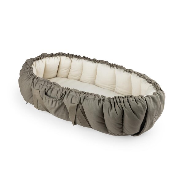 Sebra 3-in-1 Baby Nest, dark olive - Sebra