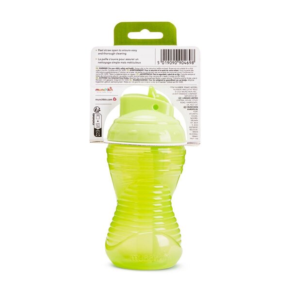 Munchkin joogipudel kõrrega (296ml), Mighty Grip, 12+kuud - Munchkin