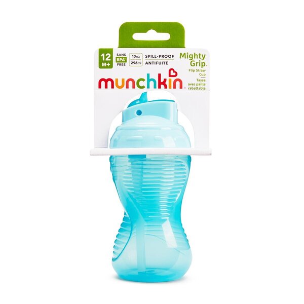 Munchkin joogipudel kõrrega (296ml), Mighty Grip, 12+kuud - Munchkin
