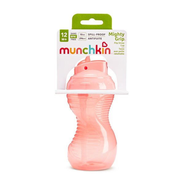 Munchkin joogipudel kõrrega (296ml), Mighty Grip, 12+kuud - Munchkin