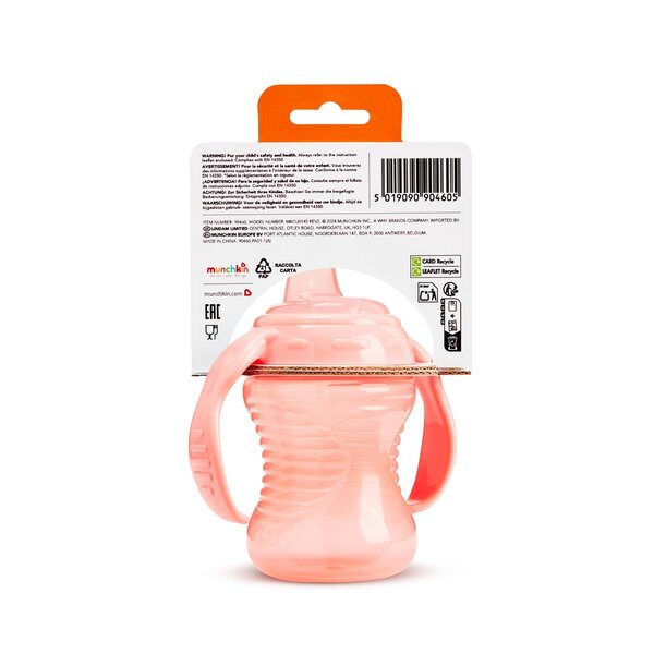 Munchkin sangadega joogipudel (237ml), Mighty Grip, 6+kuud - Munchkin