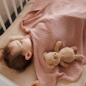 BabyOno бамбуковое одеяло 75x100cm, Pink - BabyOno