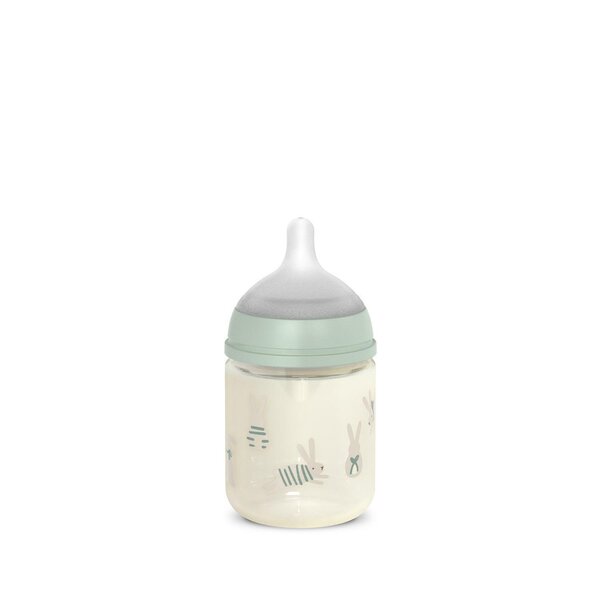 Suavinex klaasist lutipudel 120ml, Bunny Green - Suavinex