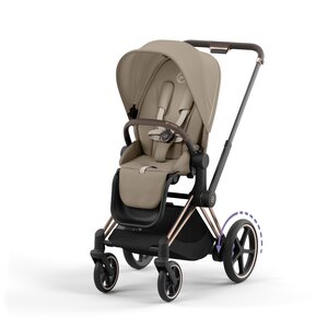 Cybex e-Priam V4 pushchair Cozy Beige, Rose Gold - Cybex