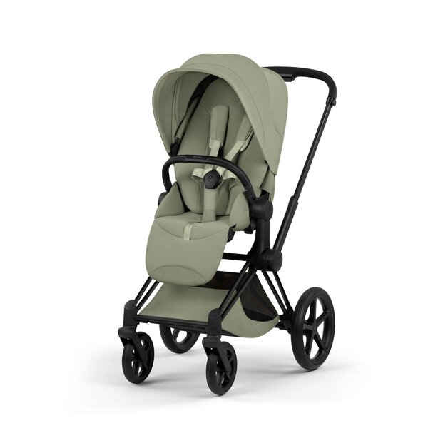 Cybex Priam Style vankrikomplekt Sage Green, Matt Black raam - Cybex