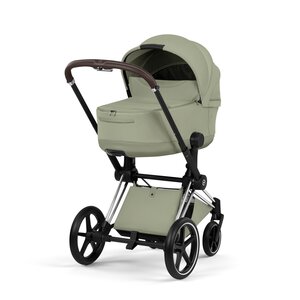 Cybex Priam Style vankrikomplekt Sage Green, Chrome Brown raam - Cybex
