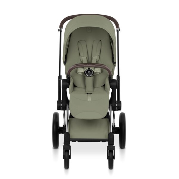Cybex Priam Style vankrikomplekt Sage Green, Chrome Brown raam - Cybex