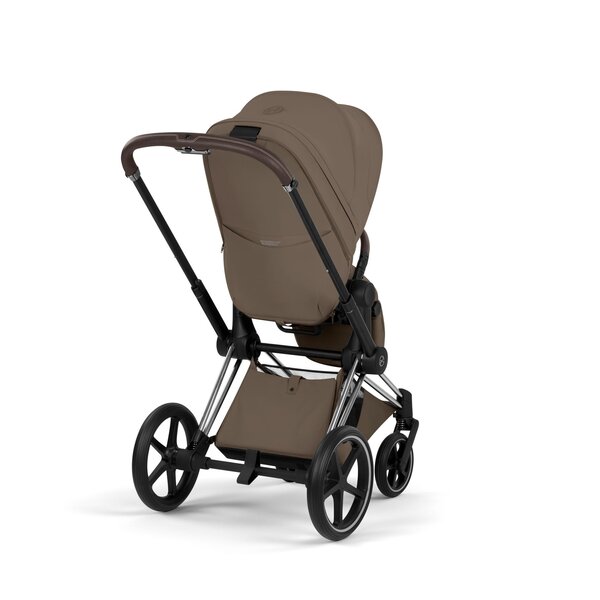 Cybex Priam Style vankrikomplekt Coconut Brown, Chrome Brown raam - Cybex