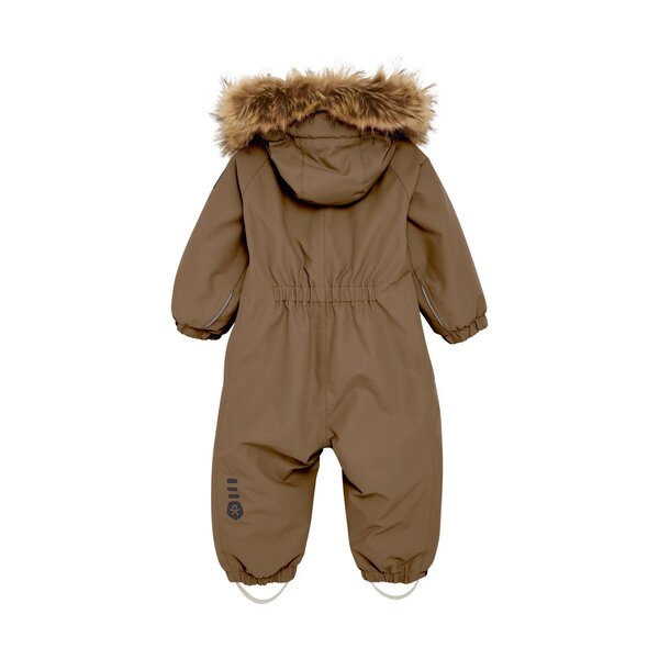 Color Kids Baby Coverall W. Fake Fur - Color Kids