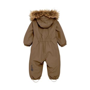 Color Kids Baby Coverall W. Fake Fur - Color Kids