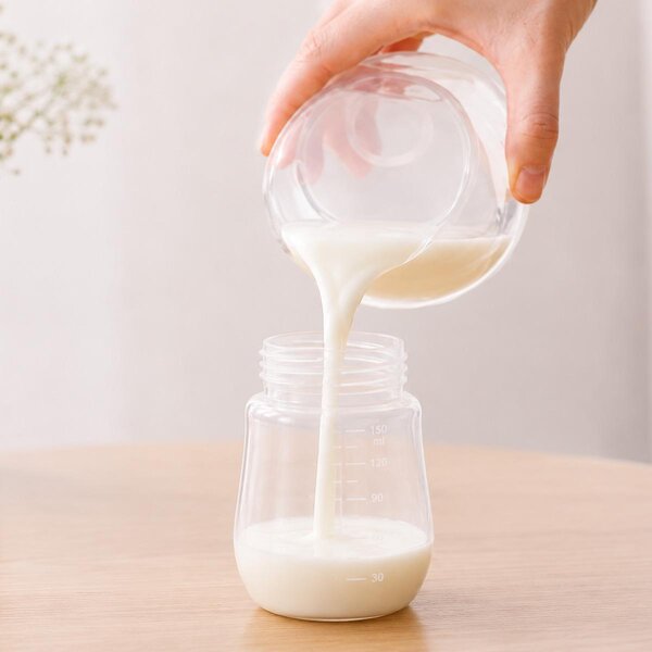 BabyOno 1399/01 Silicone breast pump - collector Beige - BabyOno