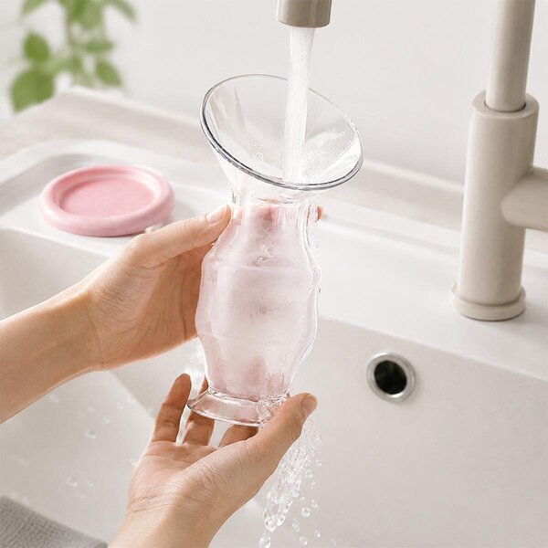 BabyOno 1399/01 Silicone breast pump - collector Beige - BabyOno