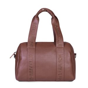 Childhome Mommy Club Nursery Bag Vegan Leather Dark Brown - Childhome