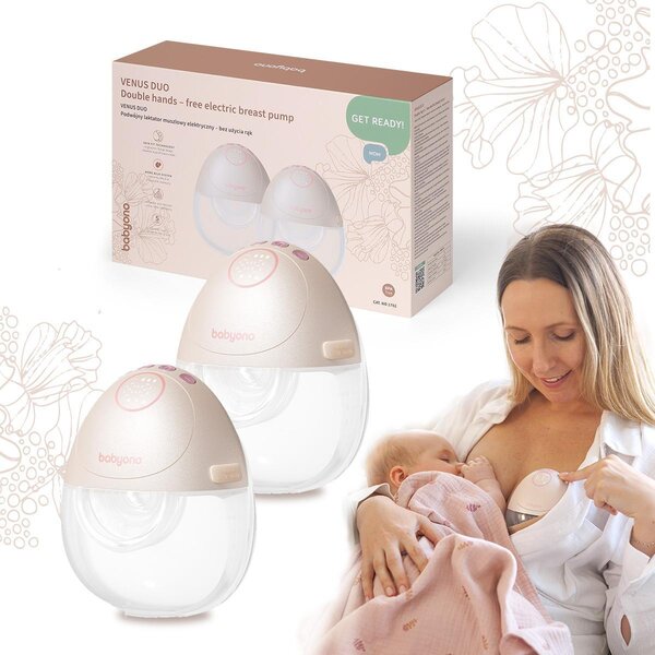 BabyOno käed vaba elektriline rinnapump Venus Duo - BabyOno