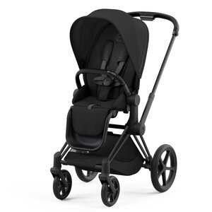 Cybex Priam V4 vežimėlio komplektas Leaf Green-Sepia Black, Frame Matt Black - Cybex